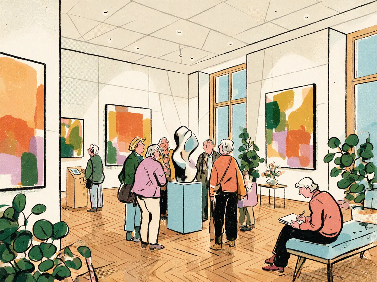 Illustration zum Thema Freizeit & Kultur