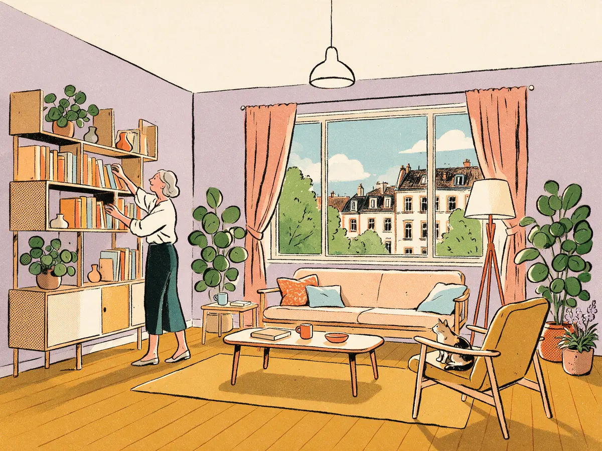 Illustration zum Thema Wohnen & Leben